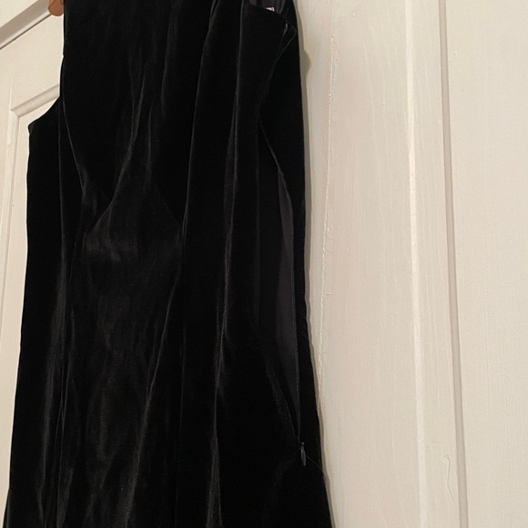 New Hutch Velvet Shift Bow Dress size Large - Picture 8 of 13